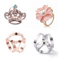 Silk Scarf rooches Jewelry Accessories ule Shawl ing Clip rycl Scares ule Luxurious Simple Women arty ifts. 