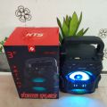 KTS 1057 Portable Bluetooth Speaker RGB Lighting Portable Wireless Speaker for Mobile Rechargeable Speaker with FM Radio USB SD Memory Card Mp3 Player Supported. 