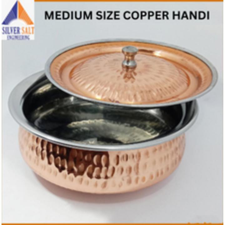 Medium Size Handie With Double Coted Copper Stainless Steel Buy Handie And Get Pink Himalayan Salt 500g Free