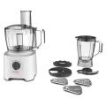 Moulinex 800W Easy Force Food Processor With 6 Attachments, +25 different functions FP247127 White. 