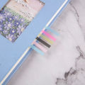 300PCS Writable Color Stickers Transparent Fluorescent Strip Index Sticker. 