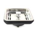 Stainless Steel Square Sink Strainer Plug Kitchen Sink Drain Mesh Stopper Basket Strainer Waste Plug Kitchen Appliances. 
