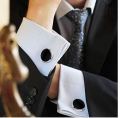 Simple and Classic Cufflinks for Men. 