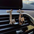 1pc Bling Giraffe Design Car Air Vent Aromatherapy Diffuser Clip - Christmas Gifts for Men and Women. 