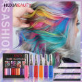 HUXIA BEAUTY  Pack of 6  Hair Mascara , Disposable Hair Dye 15ml x 6  For Girls And Womens. 