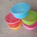 5 pcs Plastic Storage Box - Small Size Box - Plastic Bowl Set. 