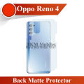 Oppo Reno 4 Back Matte Protector Soft film Protection Soft Skin Sheet For Reno 4. 