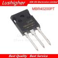 5pcs MBR40200PT TO-247 MBR40200 TO247 Schottky Diode 40A 200V. 