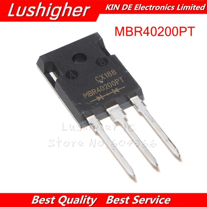 5pcs MBR40200PT TO-247 MBR40200 TO247 Schottky Diode 40A 200V