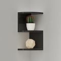 3 Layer DIY Wall Mounted Shelves Wall Mounted Corner Storage Bookshelf for Living Room Bedroom Decoration Rack. 