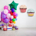 Folding Lantern Eye-catching Cartoon Cake Hanging Paper Lamp. 