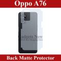 Oppo A76 Back Protector Carbon Fiber Matte Soft Skin Sheet For Oppo A76. 