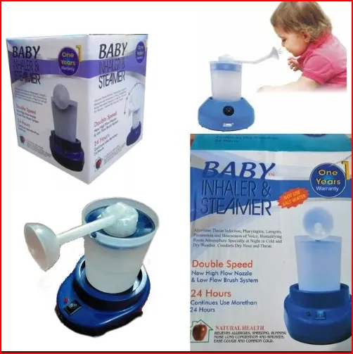 Baby Inhaler and Steamer Double Speed With New High Flow Nozzle & Low ...