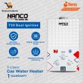 Hanco Instant Water Heater | Model 710 Dual Ignition (Battery + Adaptor ) | "0" Water Pressure | 7 Liters | Gas Geyser | 1 Year Warranty. 