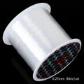 0.2mm/0.25mm/0.3mm/0.35mm/0.4mm New Nylon Fishing Line Non-Stretch Thread Monofilament Strong Fish Lines Gewelry Accessories Transparent Beaded Rope. 