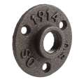 1/2 inch Black Cast Iron Pipe Fittings Floor Flange BSP Threaded. 