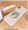 For Samsung Galaxy A05 / A05s Back Cover with Bowknot Mirror Luxury 6D Plating Square Bumper Girls Makeup Phone Case Shiny Soft Silicone Full Camera Protection Cases Pouch. 