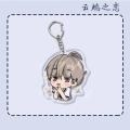 Lost in The Cloud Acrylic Keychain Women Cirrus Skylar Bai Xian Yun Yan Hena Cute Key Chain Man Korean BL Manwha Keyring Pendant. 