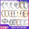 JZ18 with Logo Sparkling Heart Rings Angel Wings Decorated Stars Princess Pattern Stripes Angel Rings. 