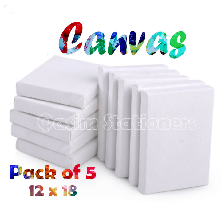 5%20Pieces%20Of%2012%20X%2018%20Inches%20Canvas%20For%20Painting%2012x18%20canvas%20-%20Image%203