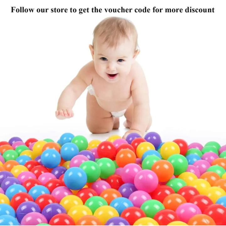 Soft Plastic Multicolor Balls Pack Of 12 ,24, 48 Balls For Kids - E10514