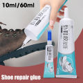 10/60ML Strong Shoe Glue Adhesive Worn Shoes Repairing Glue Boot Sneakers Sole Bond Adhesive Shoemaker Fix Mending Liquid Tool. 