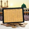 Umrah Saving Box - Wooden Umrah Saving Box - 280 Days Savings Plan - Islamic Halal Money Jar for Hajj & Umrah - Daily Pilgrimage Savings Tracker - Gift for Muslims Money Saving Box. 