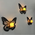 MD CNC Arts Decorative Butterfly Wall Shelf, Decoration Candlestick, Wall Décor Ideas, Wooden Wall Shelves | New Premium Wooden Wall Art Light Big Size I Wall Decor Art for bedroom I DIY Design Decoration Piece for Home Decor I Home Furniture. 