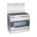 Welcome 5 Burner Gas Cooking Range WC-4000 - Silver and Black. 