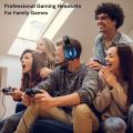 YINSAN TM-3 Gaming Headphones Headset with Mic for Smart Phone, Laptops,Mac, iPad Xbox One PS4 Switch and PC/Surround Sound, Over-Ear Stereo Bass Headphones with Noise Cancelling Mic, LED Lights, Volume Control, K20 Series PRO Black. 