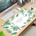 Mousepad Large Home Desk Mats Mouse Pad Green Tropical Plants Mat Office Soft Carpet Anti-slip Natural Rubber Desktop Mouse Pads. 