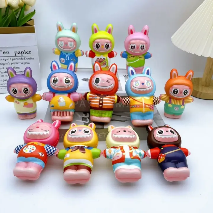Labubu Stress Squishy Decompression Anime Cartoon Trendy Doll, Children ...