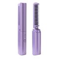 2 in 1 Electric Hair Straightener Curler Heating Styling Comb Straightening Brush - Multicolors 909. 