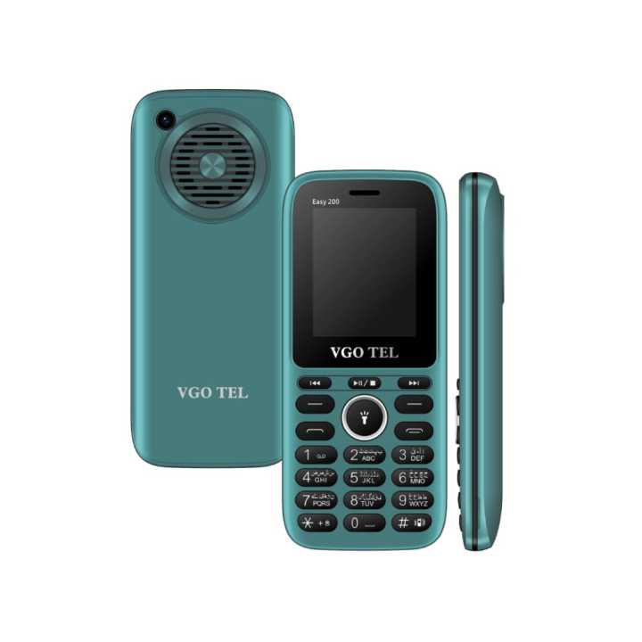 VGOTEL Easy 200 - 2.0 Inch Display - Dual Sim - 1750mAH Battery - Wireless FM Radio - Camera - 1000 Contact Save Memory - Magic Voice - Bluetooth - Memory Card Supported upto 32GB - Torch Light - 1 Year brand warranty