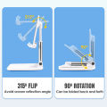 Foldable, Adjustable, Universal Mobile Stand | Flexible Mobile Holder | Adjustable Height | Premier Quality Product | Flexible Stand | Pocket Size | Easy to Carry | Best for Study and Office Use | Compatible with all size Mobiles. 