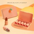 Dragon Ranee 5 Colors Small Lipstick Set Cute Portable Matte Lipstick. 