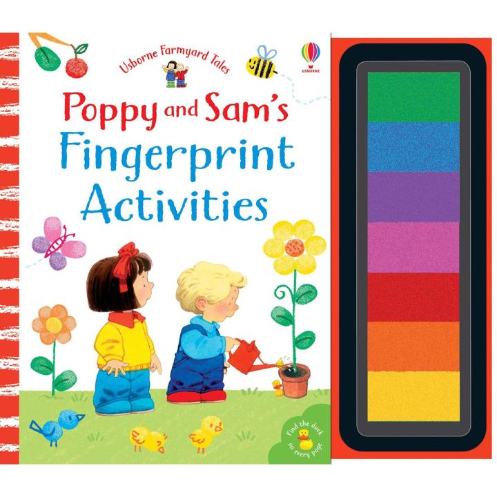 Liberty Books | Poppy And Sam's Fingerprint Activities (Farmyard Tales Poppy And Sam) by Sam Taplin
