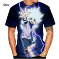 Fashion Men Clothing New Anime Hunter X Hunter Killua 3D Print T-shirt Personalized Harajuku Street Unisex Oversized T Shirt. 