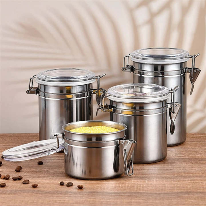 4%20Air%20Tight%20Stainless-Steel%20Canister%20Set%20%7C%204Piece%20Stainless%20Steel%20Airtight%20Food%20Storage%20Canister%20Set%20with%20Clear%20Lid%20Cover%20Canister%20Sets%20for%20Kitchen%20Counter%20for%20Sugar,%20Flour,%20Tea,%20Candy,%20Cookie,%20Spice,%20Storage%20Canister%20Set%20-%20Image%203
