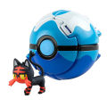 Aниме Pokemon Pikachu Mewtwo Action Figure Explode Ball Game Elf Ball Model Anime Figure Doll Toys For Pokémon Children Toy Gift. 