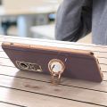 New Phone Case For Samsung Galaxy A05 Cover Soft Plating Antioxidant Clear Ring holder stand For Galaxy A05 Case. 