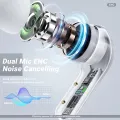 M04 Stereo Double and AIR31 Pod Wireless Bluetooth HandFree with Power Bank Stereo Earphones White bluetooth ear phone for all cell phones use. 