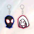 Cute Cartoon SpiderMan Keychain Pendant Funny Cat Couple Backpack Toy Gift Cherry Super Store. 