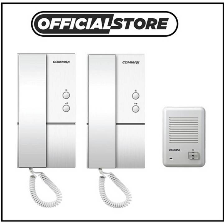 Original Commax Double Unit Intercom & Door Phone For Home Office Factory Open Gate Key Lock