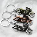 Bike keychain with rotating wheels, Heavy weight Metallic. 