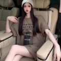 [T-shirt Oversize] (150kg Could Wear) Korean KOL Summer Oversize Women Short Sleeve Plus Size T Shirt Fashion Loose Print Oversize Tops. 