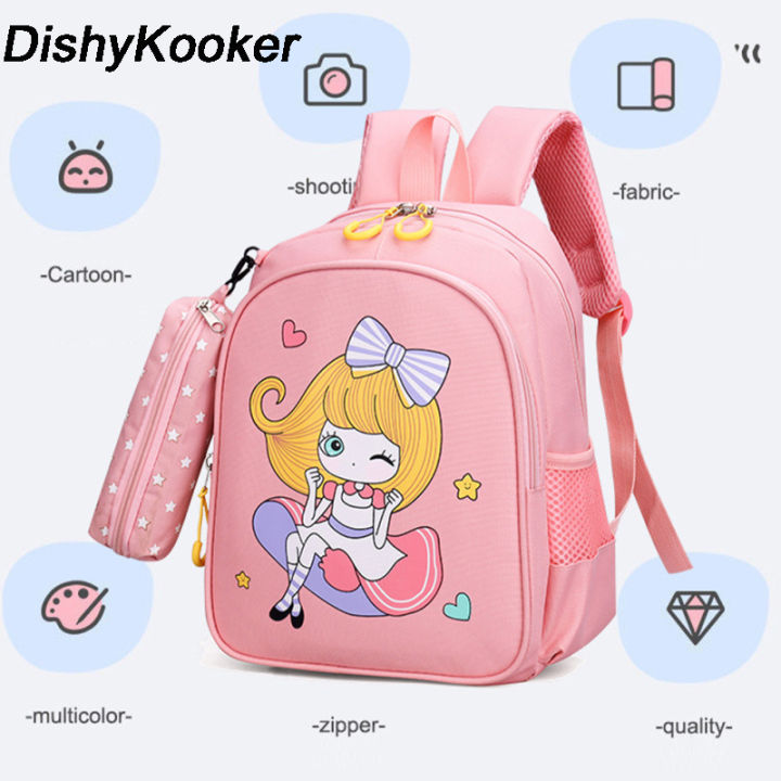 DishyKooker Kids Preschool Bag Children Schoolbag Cute Cartoon