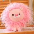 Childrenworld Lion Stuffed Toy Colorful Fluffy Hair Lion Plush Doll Soft Stuffed Animal Pillow for Kids Home Decor Perfect Gift for Girls Birthday Christmas Skin-friendly Lion Plushie. 