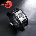 Vist Fox Men Bangle Wide Cool Animal Head Male Bracelet. 