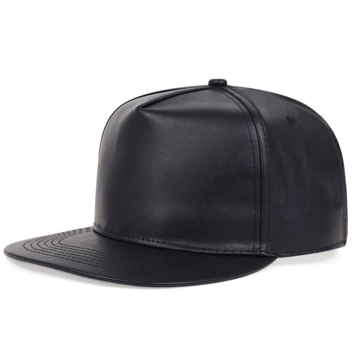 Solid Leather Snapback Hat Men Women Adjustable Baseball Cap Sport Hip Hop Golf Caps Male Female Street Headwear Sun Hats gorras